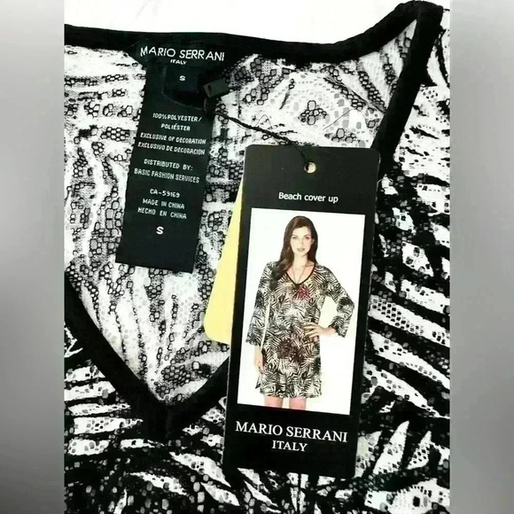 Mario Serrani Beach Cover Up Size Small - Picture 6 of 9
